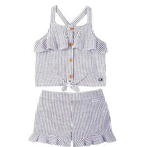 Calvin Klein| 2pc Seersucker Tank top and shorts 4T Matching set